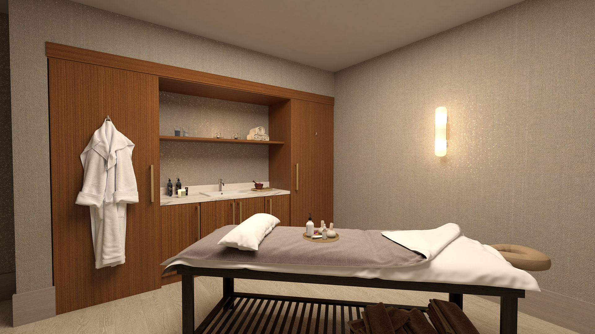 Hotel Effie 3D Renderings Hospitality Spa Room