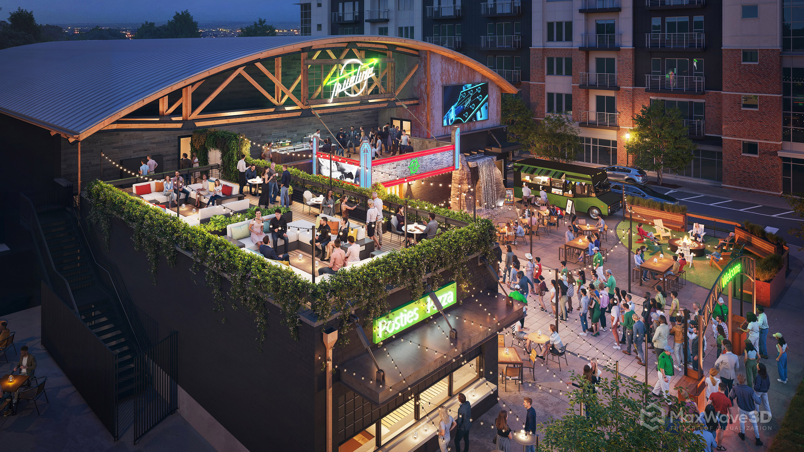 Entertainment Venue Renderings
