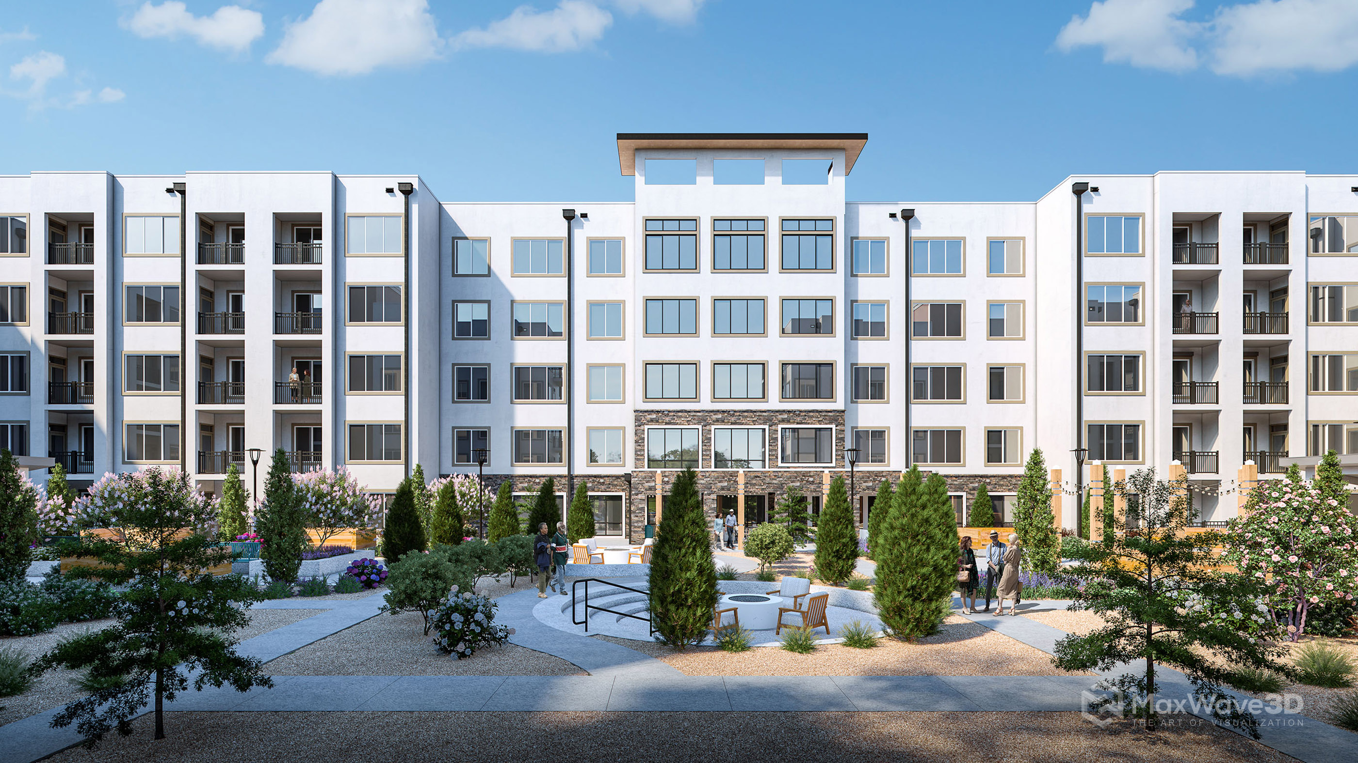 Luxury Hotel 3D Renderings