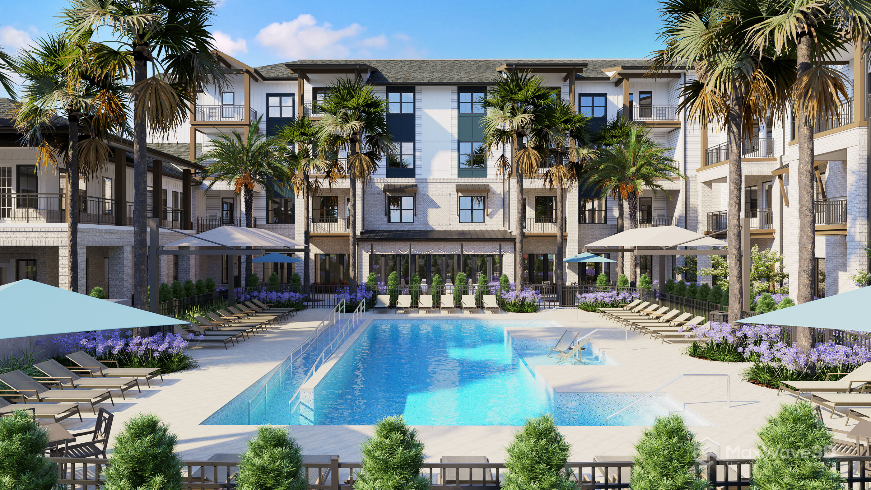 Luxury Hotel 3D Renderings