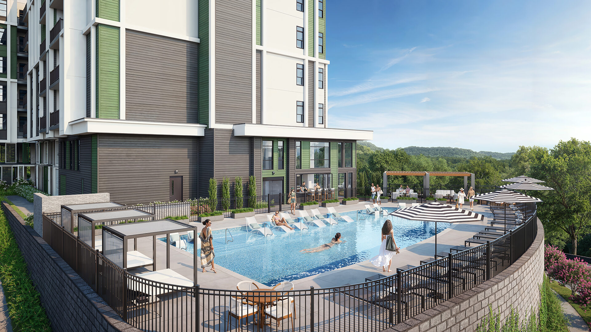 Apartment Amenity 3D Design