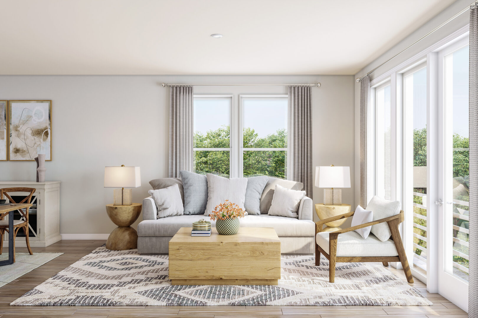 Architectural Rendered Luxury Residential Interiors