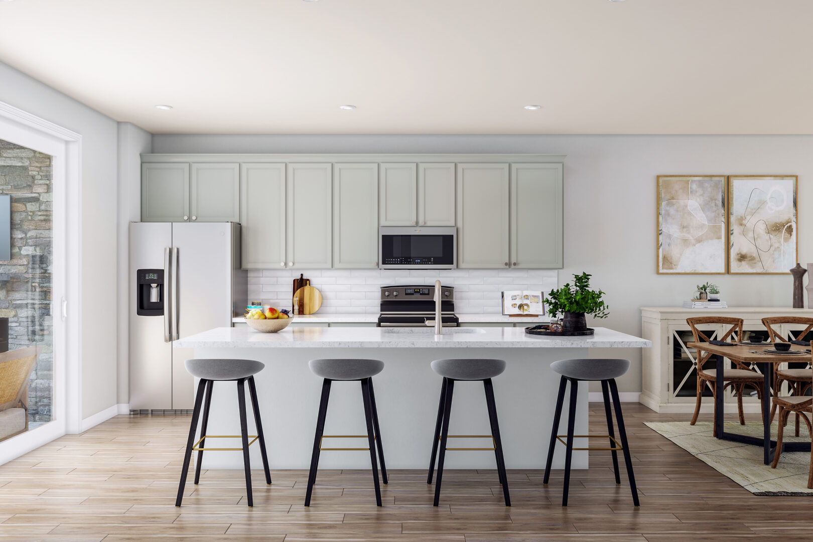 Architectural Rendered Luxury Residential Interiors