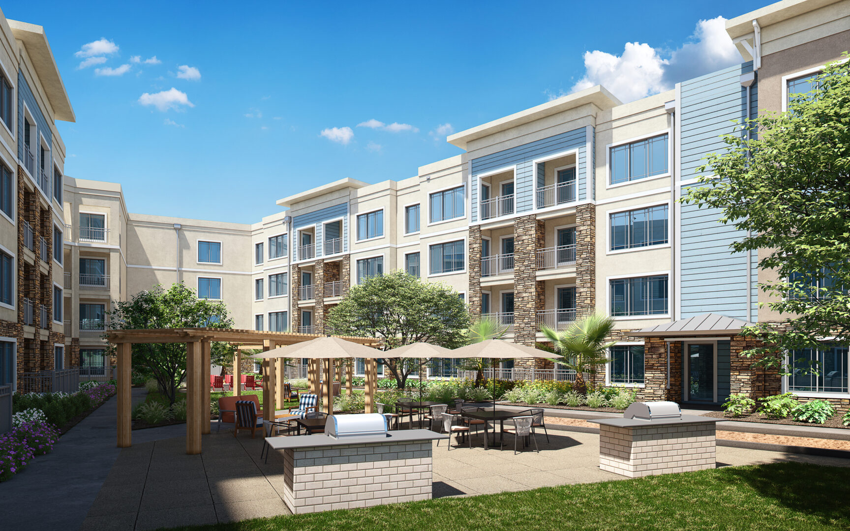 Senior Living Architectural Visualization