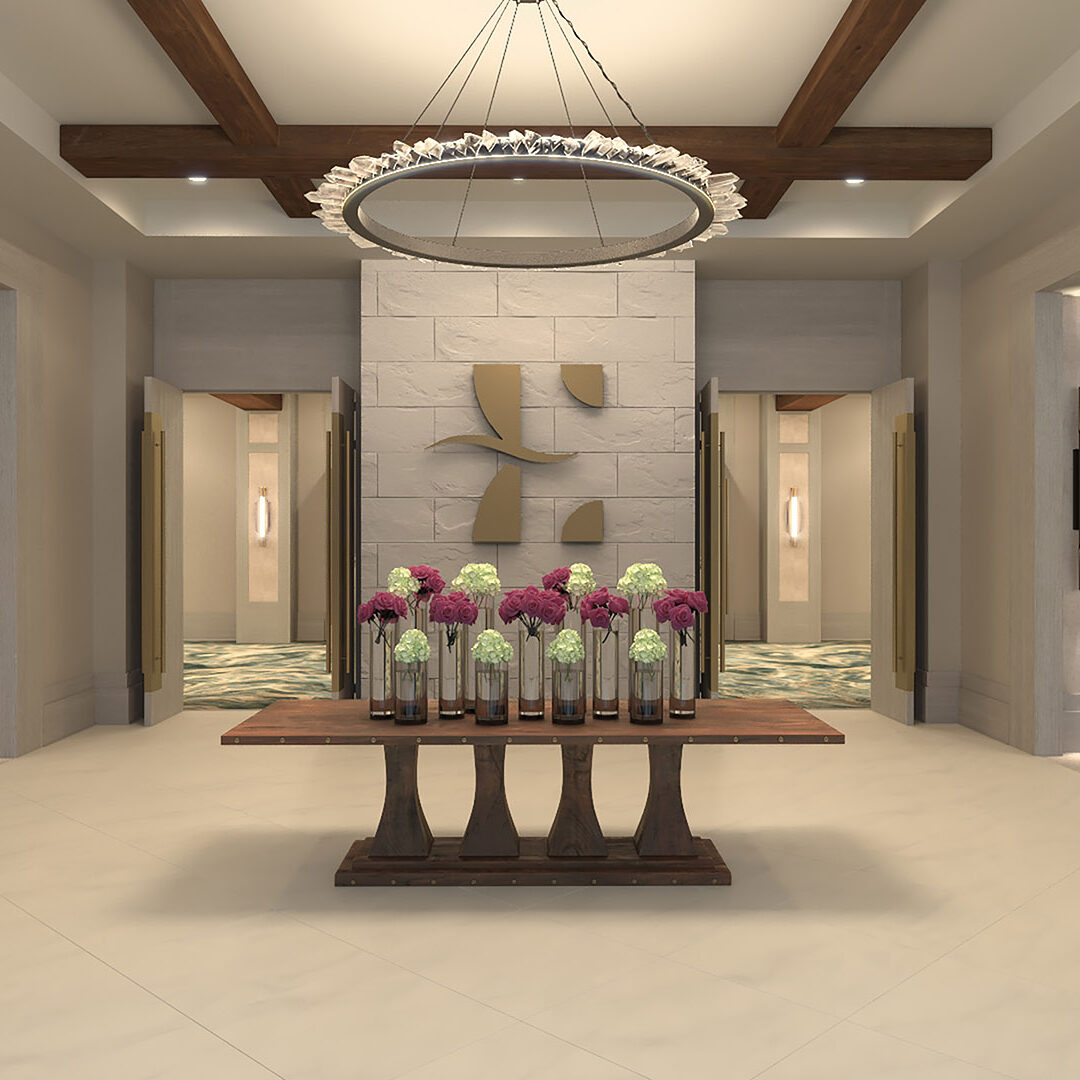 Hotel Effie 3D Renderings Hospitality Hallway