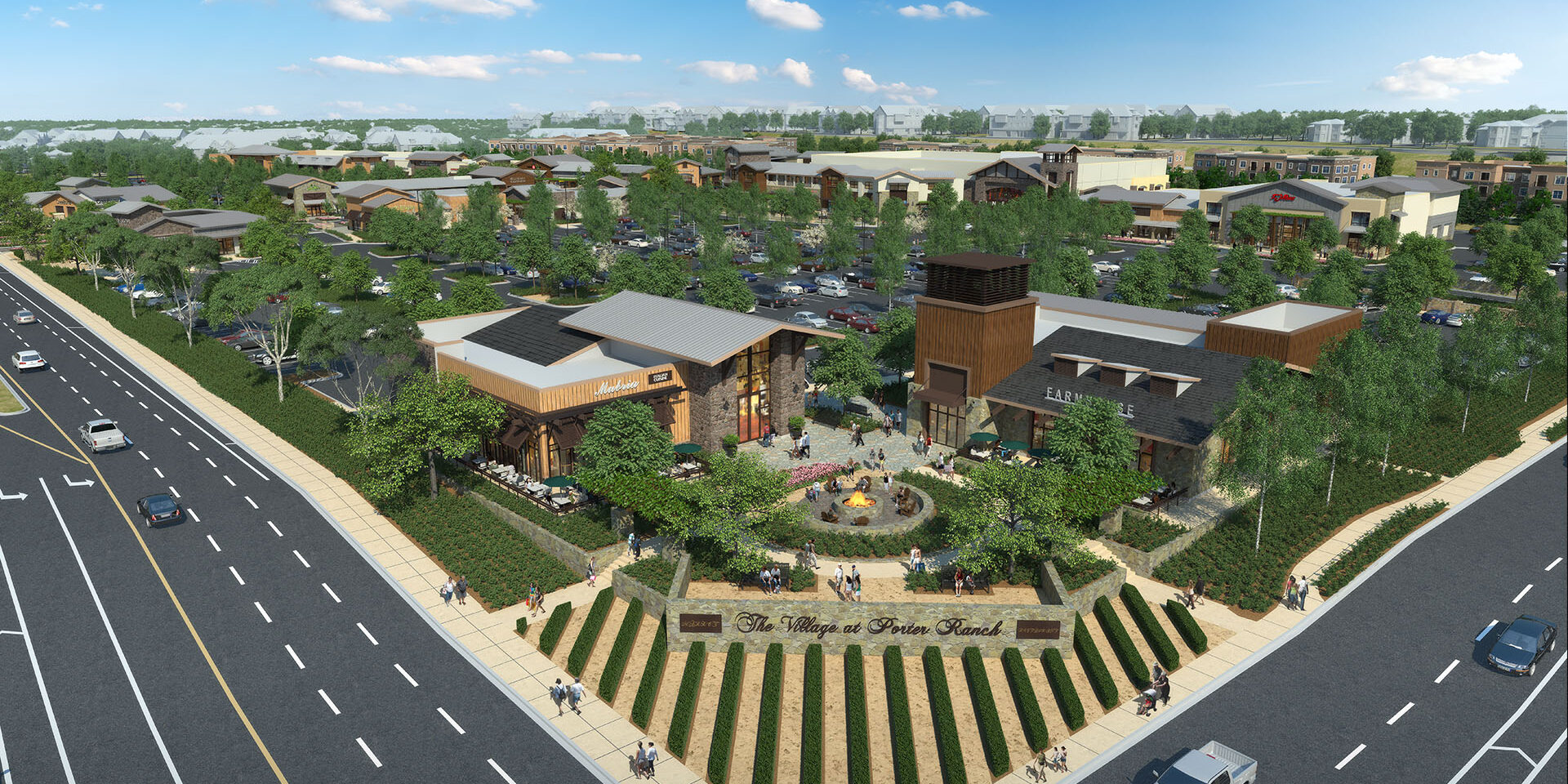 Porter Ranch Mixed-Use 3d Architectural Visualizations